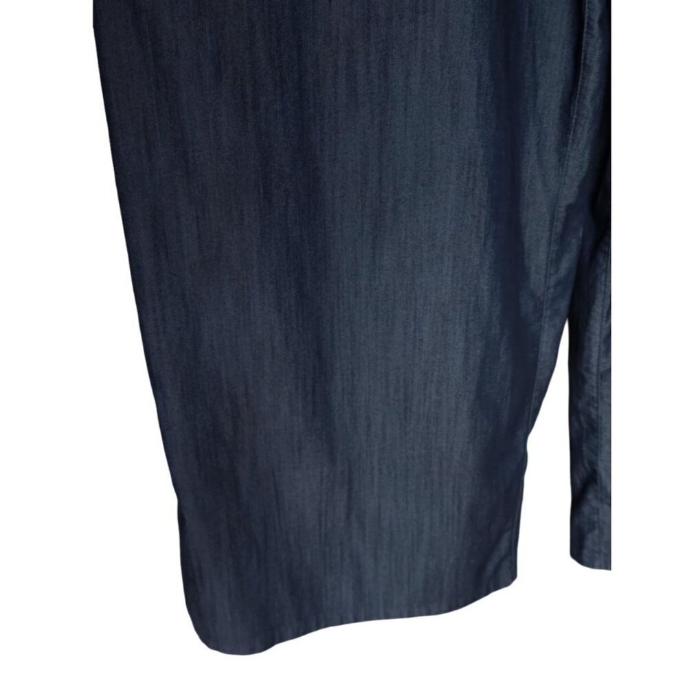 Women's - Lane Bryant Chambray Sleeveless Belted Zip-Front Jumpsuit, Size 24 L - Picture 12 of 14
